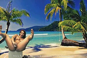 Curvy amateur teases with glass dildo on webcam