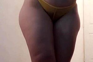 Ximena performs a sensual dance with a black partner in 2018.