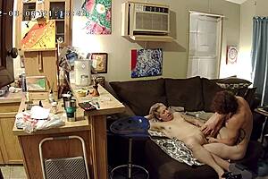 Security Cam Creampie Action Caught Live