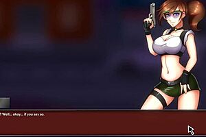 I love this lewd apocalypse parody hentai episode with hot lesbian sex in Resident Evil.