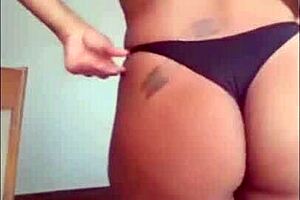 big booty latina isabella teases with her curves