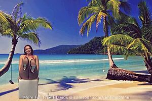 Curvy amateur teases with glass dildo on webcam