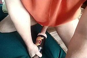 Guy Moans Loudly Shaking During Intense Creampie In Fake Pussy