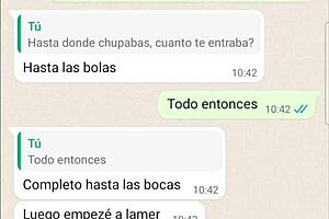 my latina girlfriend sucking second cock on phone chat part two