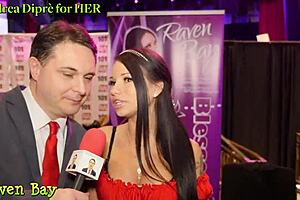 raven bay teaches andrea dipr� a blowjob lesson with spitting