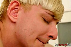Gay Amateur Delivers Intense Head During Rough Massage