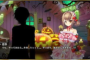 ero scene from makoihime musou with ryuu mon in costume