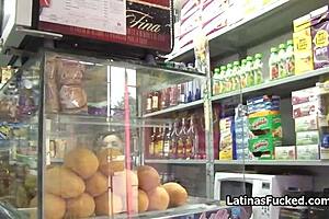 Busty Latina Store Clerk Craves Hardcore Porn Action