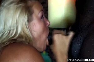 HD Interracial Pussy Licking: Hairy Pussy Gets a Hard Black Cock Blowjob
