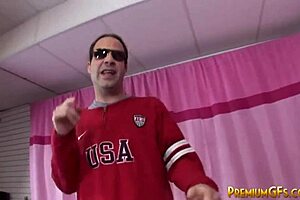 Jodi bean teases and jacks off fetish cock wildly