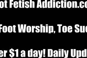 Goddess reveals her feet in POV