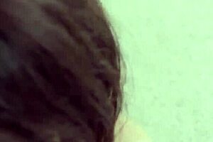 Hey, watch this teen bend over for a pov blowjob and facial in doggystyle action