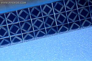 Watch this sexy asian skinnydipping in the pool, nude and wild!