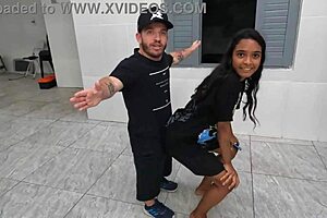 Seducive Jasmine have cock rubbing and cock play to lead him to