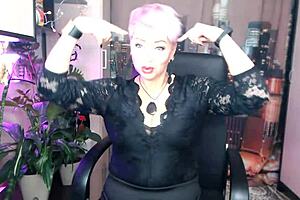 Milf bitch spreads legs wide for blowjob sucking dildo assfucking and creampie compilation