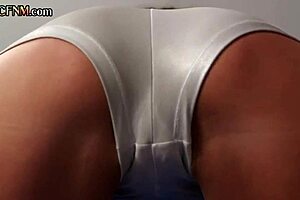 Yoga femdoms jerk lucky dude's cock in group HJ 😈