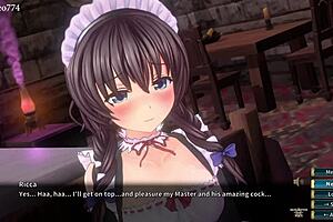 A fantasy world story of a knight and his maid