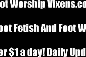 i give a footjob after school with alexis and sadie, licking toes and sucking