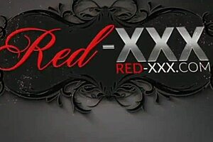 Mature redhead milf fingers her huge dildo