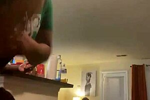 Erotic masturbation with large tits