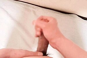 hey, wanna hear this cute japanese guy moan with lotion masturbation?