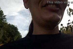 latina gives street blowjob caught on video