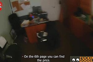 redhead barbara enjoys gentle office encounter