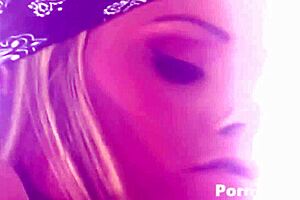 Nicole Sheridan And Brittney Skye Perform Rimjob, Masturbation, And Strapon Sex On Each Other