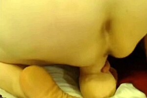 Tori Stephens pounds her pussy with huge dildo solo