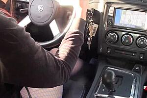 Driving in fishnets and pointed heels feels exhilarating