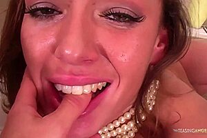 Roxy Rare slips into sexy lingerie, ready for a hardcore threesome BANGING