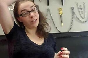 Feel the intense pleasure as Jane Judge commands your jerking with her femdom instructions and POV teasing