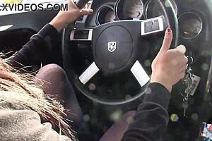 Driving in fishnets and pointed heels feels exhilarating