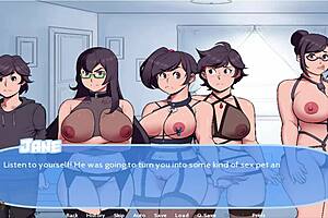 Cute and teasing: Extreme big tits and big ass cartoon and free adult handjob