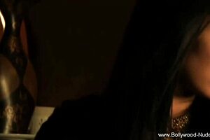 Exotic Dancer From The Far East Performs Sensual Music