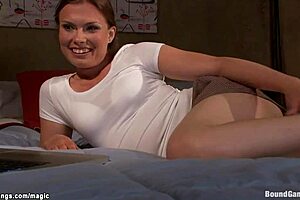 Russian Bride Endures Intense Anal Gangbang Fucking