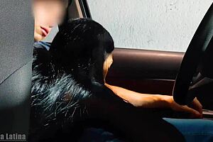 i had my latina uber friend suck me then ride to orgasm