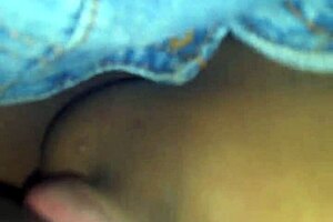 Ebony Amateur Sucks Black Cock in POV Intensely