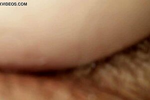 Wife Poses Bent Over In Thong With Huge Ass