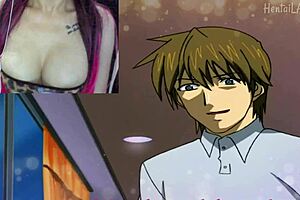Unfruitful encounter due to anime hentai with sex crazed neighbor