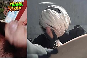 I'm watchin' the nier automata hentai game