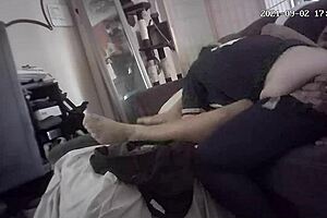 Amateur Stadium Worker Sucks Cock and Fucks Husband’s Dick