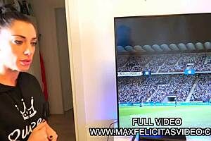 sabrina plays fifa 2021 vs max then gets pounded hard 😈