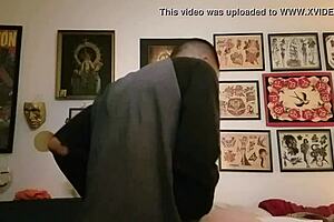 pawg bending over for private view in motion