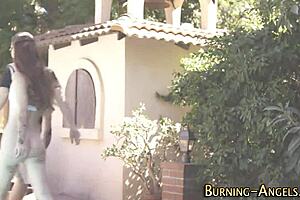 Tattooed goth punk slut rides and fingers herself!