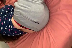 i pulled my niece by her pants to keep her in the room but when i saw her big ass i just couldn't let her go with spanish dialogues