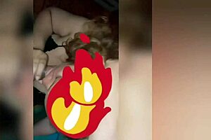 Amateur wife gets her pussy licked and milked