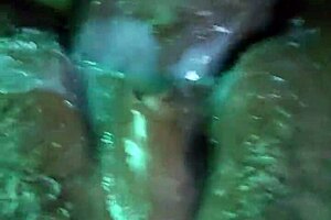 Brenda's pussy spills creamy waters everywhere