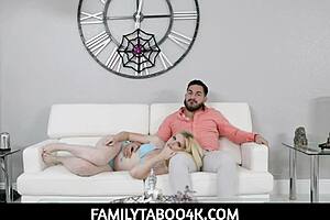 hey, wanna see this horny blonde teen nikki sweet bang her stepbrother in bed? 😜