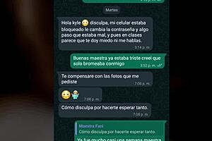 Whatsapp chat with teacher turns hot at night.